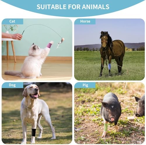 Vue 2 de Zosenyer Bandage Autoadhesif Rollen