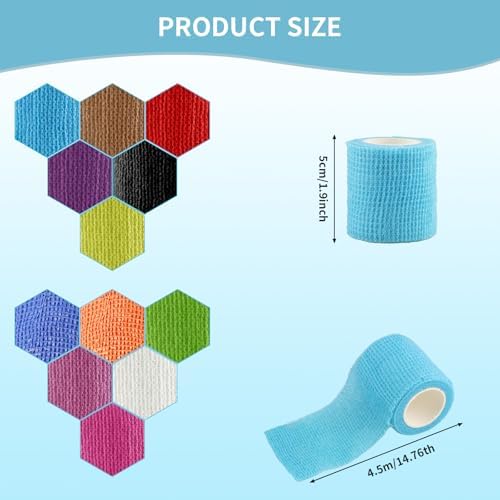 Vue 3 de Zosenyer Bandage Autoadhesif Rollen