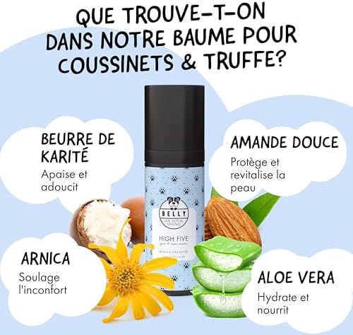 Vue 3 de Belly Baume Coussinet Chien