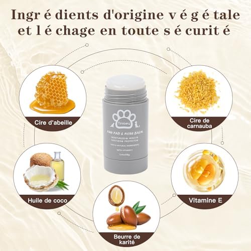 Vue 3 de Tinioey Baume Coussinet Chien