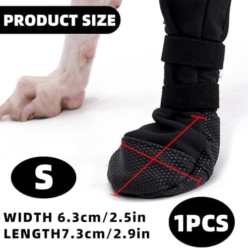 Vue 2 de Chaussette Chienantiderapantes Douce Dog