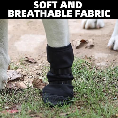 Vue 4 de Chaussette Chienantiderapantes Douce Dog