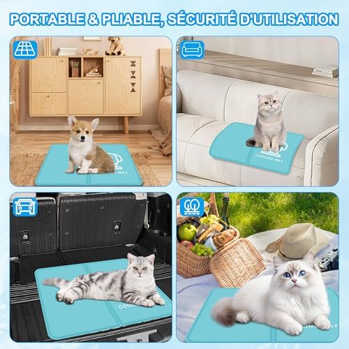 Vue 7 de Ieeilulu Tapis Rafraichissant Pour