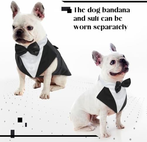 Vue 3 de Smoking Formel Pour Chien