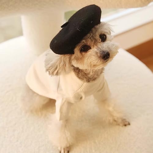 Vue 4 de Muyaopet Beret En Laine