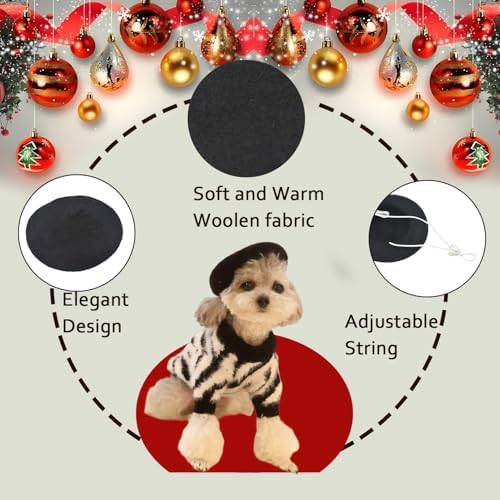 Vue 5 de Muyaopet Beret En Laine