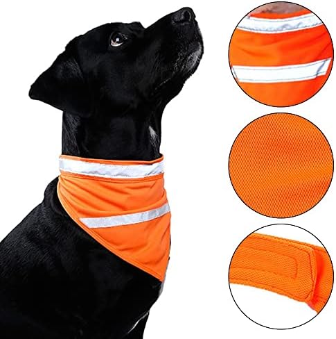 Vue 3 de Bandana Pour Chien Bavoir