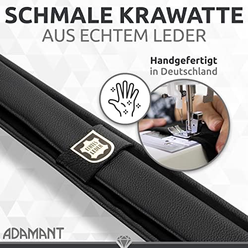 Vue 4 de Adamant Cravatte En Cuire