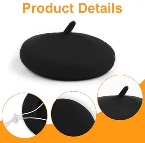 Vue 3 de Luliyldj Noir Beret En