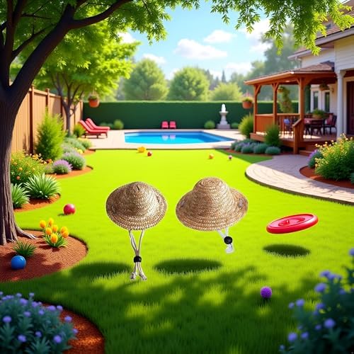 Vue 4 de Chapeau De Paille Reglable