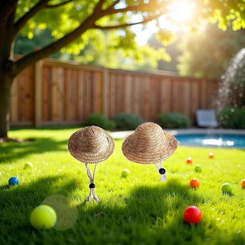 Vue 6 de Chapeau De Paille Reglable