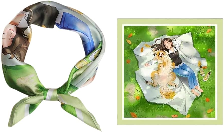 Foulard En Soie Synthetique