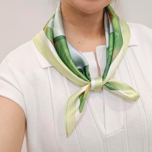 Vue 2 de Foulard En Soie Synthetique