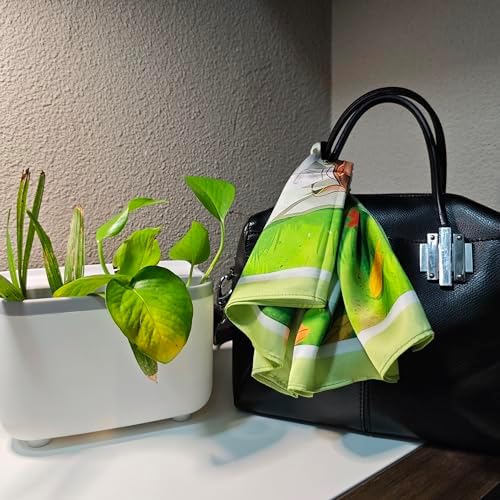 Vue 4 de Foulard En Soie Synthetique