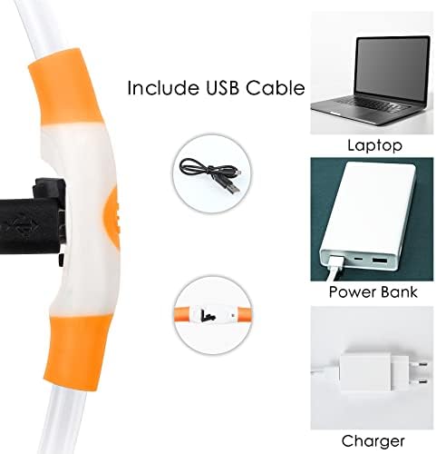 Vue 3 de Coolzon Collier Lumineux Pour