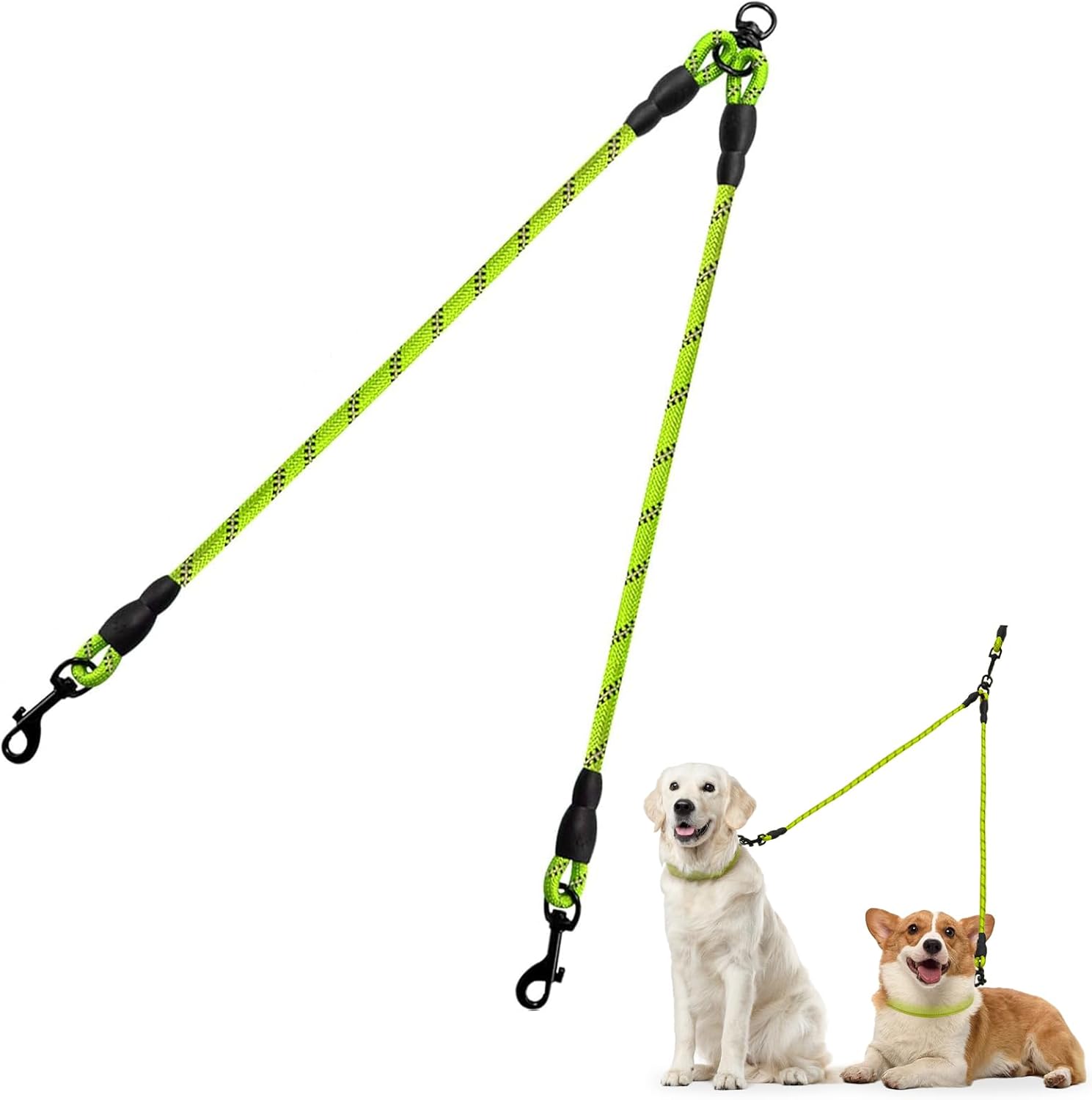 Taglory Double Laisse Pour