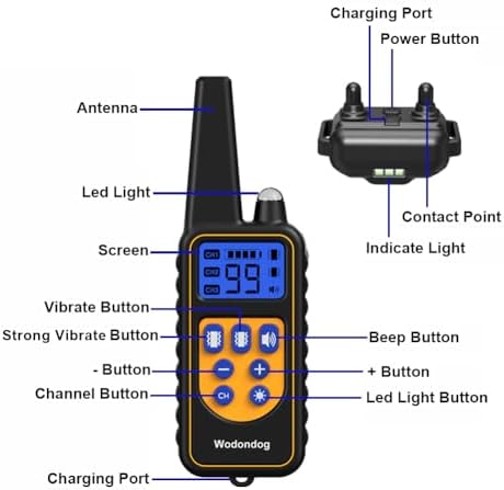 Vue 3 de Wodondog Collier De Dressage