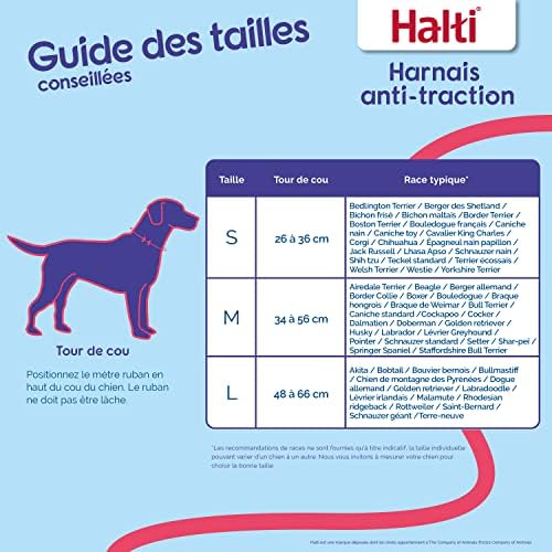 Vue 3 de Harnais Antitraction Halti Taille