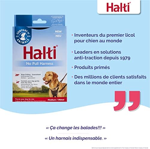 Vue 4 de Harnais Antitraction Halti Taille