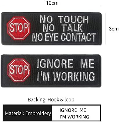 Vue 2 de Patchs Tactiques Brodes Pour