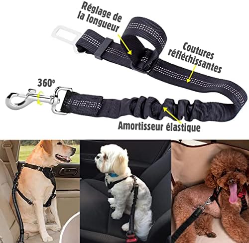 Vue 2 de Marketifar Ceinture Chien Voiture