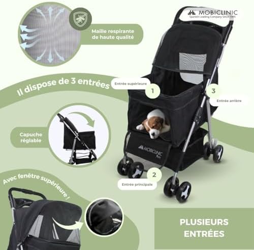 Vue 4 de Mobiclinic Pets Poussette Pour