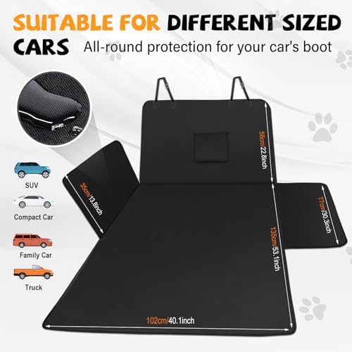 Vue 2 de Zanfqvo Protection Coffre Voiture