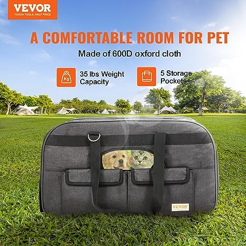 Vue 3 de Vevor Sac Roulettes