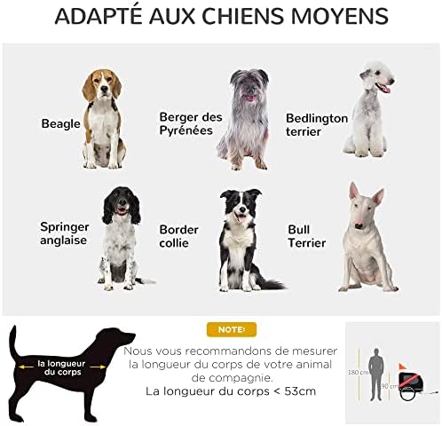 Vue 6 de Pawhut Remorque Velo Pour