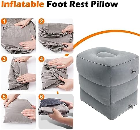 Vue 6 de Reposepieds Gonflables De Voyage