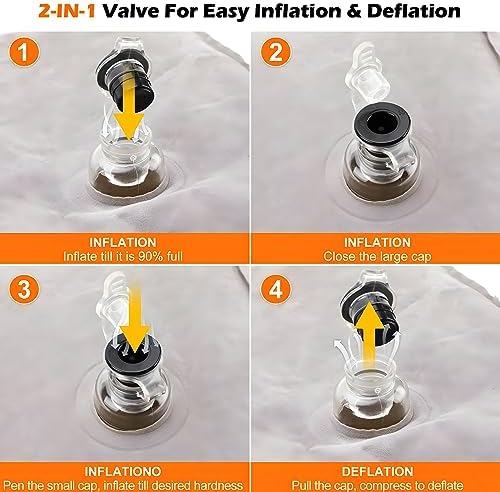 Vue 7 de Reposepieds Gonflables De Voyage