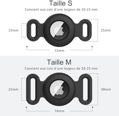 Vue 2 de Vancle Airtag Etuis Collier