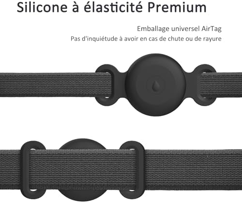 Vue 3 de Vancle Airtag Etuis Collier