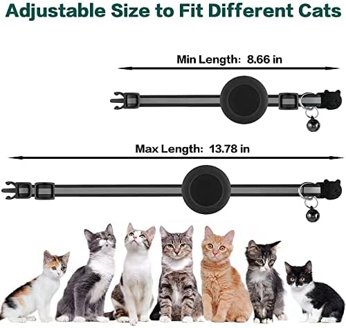 Vue 7 de Collier Chat Airtag Collier