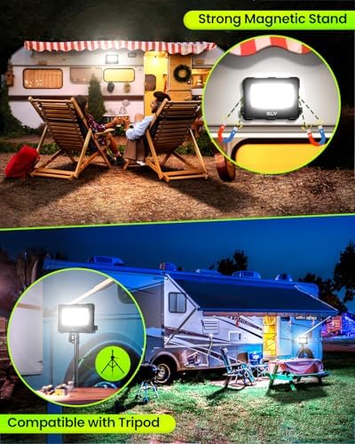 Vue 6 de Clv Projecteur Led Rechargeable