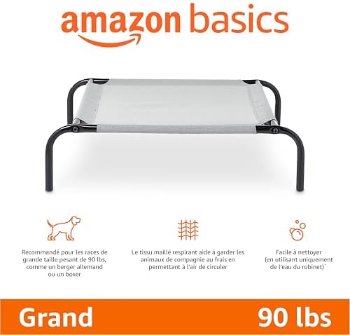 Vue 2 de Amazon Basics Chien Lit