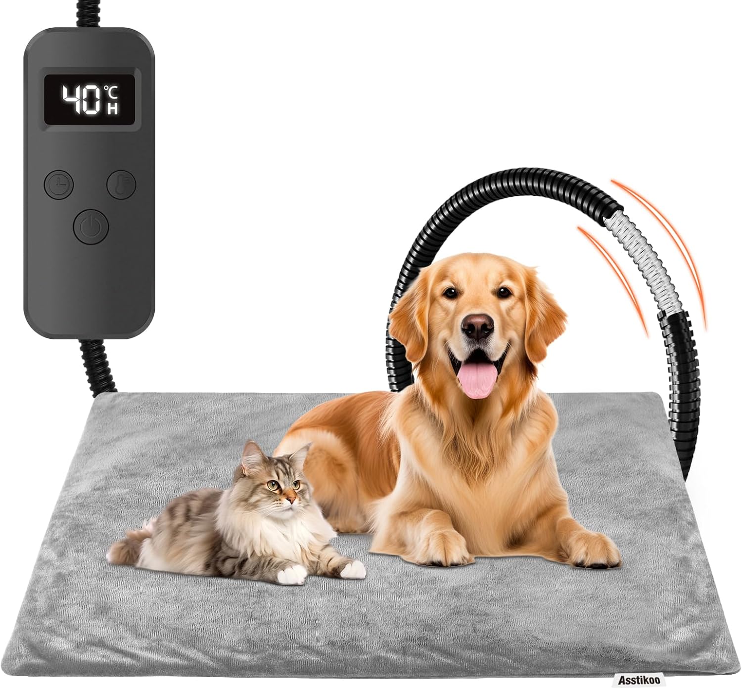 Asstikoo Tapis Chauffant Chats