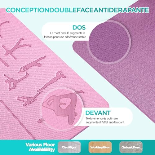 Vue 3 de Outdouse Tapis De Yogatapis