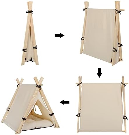Vue 5 de Eugad Tente Tipi Pour