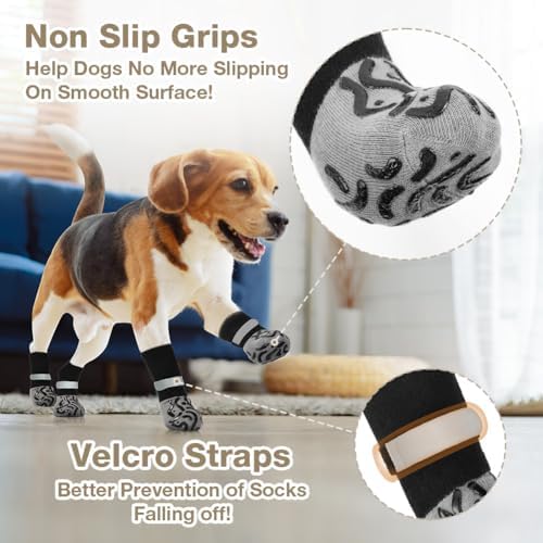 Vue 3 de Adiwo Chaussettes Antiderapantes Pour