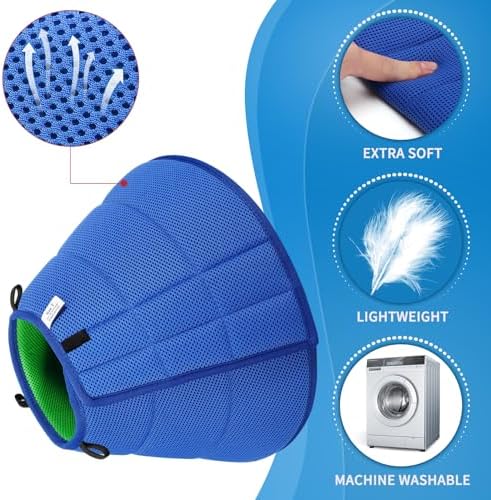 Vue 2 de Collerette Chien Collerette Souple