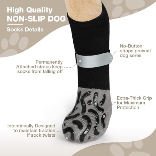 Vue 6 de Adiwo Chaussettes Antiderapantes Pour