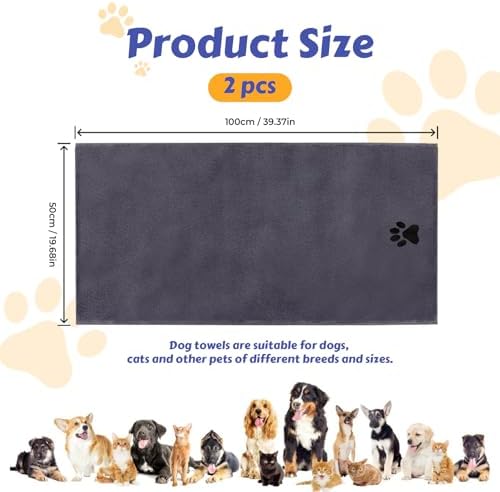 Vue 2 de Yamaiduo Pieces Serviette Chien