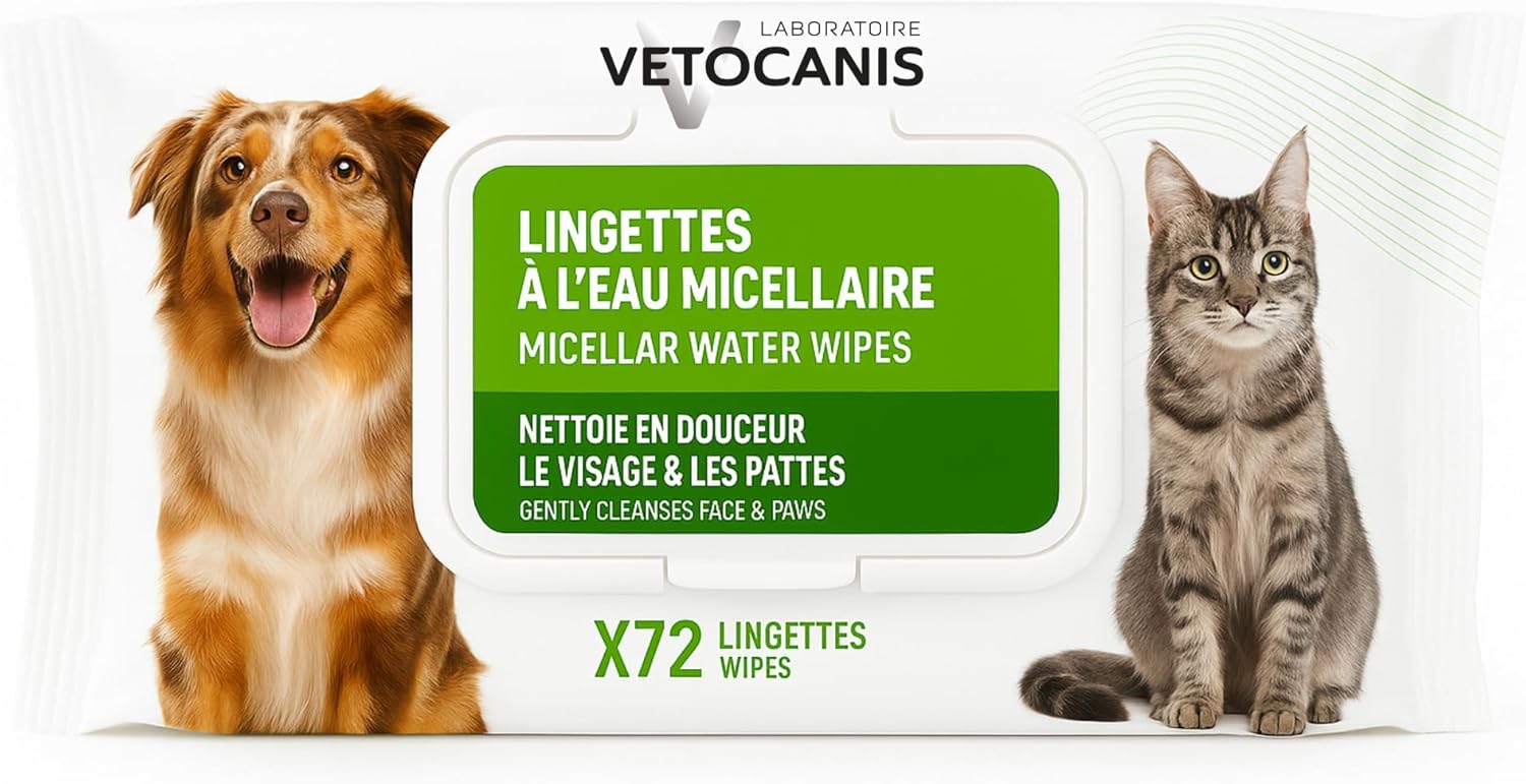 Vetocanis Lingettes Nettoyantes Chien
