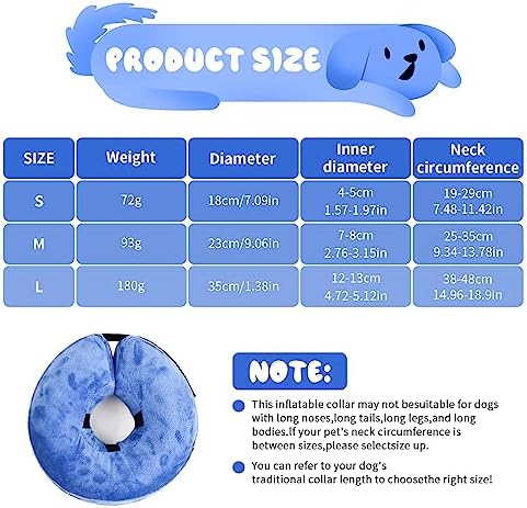 Vue 2 de Collier Gonflable Pour Animaux