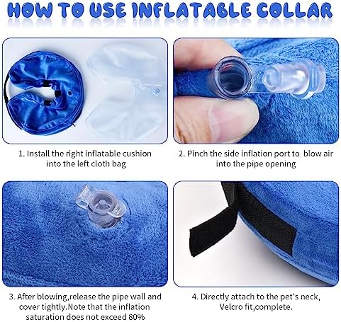 Vue 3 de Collier Gonflable Pour Animaux