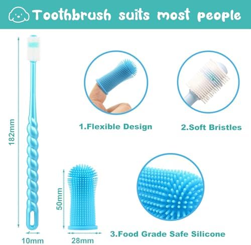 Vue 5 de Brosse Dent Chien