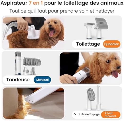 Vue 2 de Oneisall Aspirateur Poil De