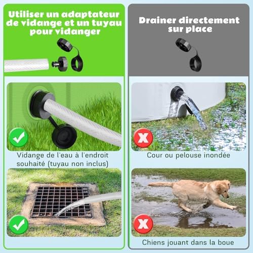 Vue 5 de Yikanwen Piscine Pour Chien