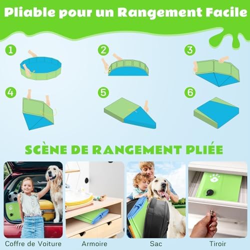 Vue 6 de Yikanwen Piscine Pour Chien